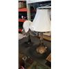 Image 1 : 2 DECORATIVE TABLE LAMPS WITH MATCHING SHADES