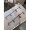 Image 1 : VIVO QUAD TV WALL MOUNT, 2X2 POP OUT WITH ADJUSTABLE TRACK