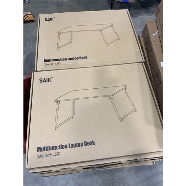 2 MULTIFUNCTIONAL LAPTOP DESKS
