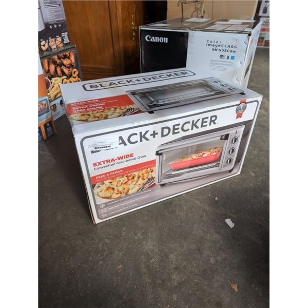 BLACK AND DECKER CONVECTION TOASTER OVEN - TESTED WORKING, RETAIL $149