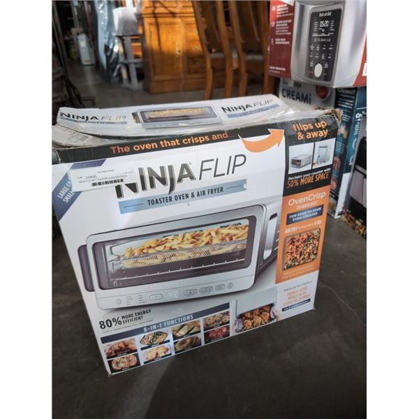 NINJA FLIP 8IN1 TOASTER OVEN AIR FRYER - TESTED WORKING, RETAIL $249