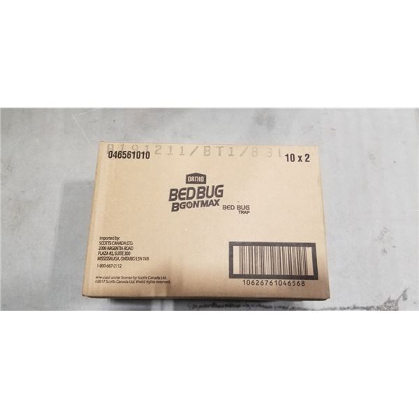 CASE OF 10 ORTHO BED BUG B GON MAX TRAPS, 2 PACK