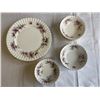 Image 1 : LAVENDER ROSE 8 DINNER PLATES, 8 FRUIT NAPPIES AND 9 CEREAL BOWLS.