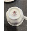 Image 5 : LAVENDER ROSE 6 PLACE SETTING DINNER PLATE LUNCHEON BREAD-AND-BUTTER PLATE SALAD PLATE AND 6 CUPS AN