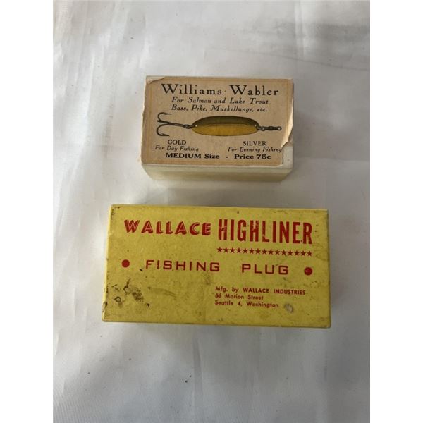 WALLACE HIGHLINER AND WILLIAMS WABLER BOTH BOXED