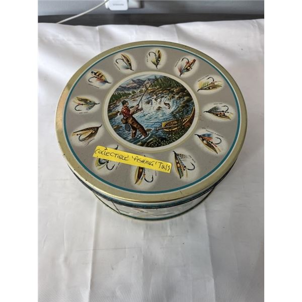 COLLECTIBLE FISHING TINS