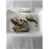 Image 1 : 5 VINTAGE 3" JOINTED FISHING LURES