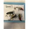 Image 1 : VINTAGE HEDDON AND JITTERBIG FISHING LURES