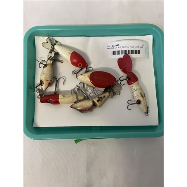 ARNOLD TACKLE CO TAIL PULL LURE AND OTHERS