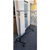 Image 3 : ROLLING COMMERCIAL CLOTHING RACK