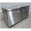 Image 1 : Efi CUDR2-60VC 60" Double Door Stainess Undercounter Cooler|100O30003/R1-1