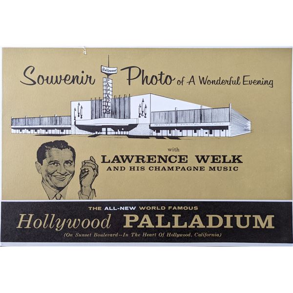 Lawrence Welk Signed Souvenir Envelope