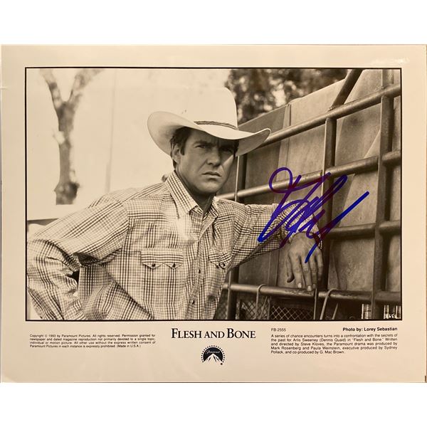 Flesh and Bone Dennis Quaid signed movie photo