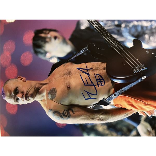 Red Hot Chili Peppers Flea signed photo