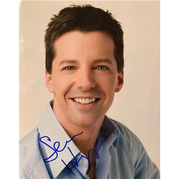 Sean Hayes signed Will and Grace photo
