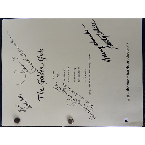 The Golden Girls cast signed pilot script