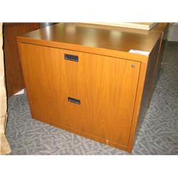 Cherry 2 Drawer Lateral File Cabinet