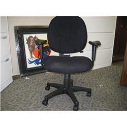 Black Mid Back Ergo Task Chair