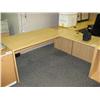 Image 1 : Oak L-shape Excutive Desk