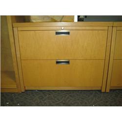 Maple 2 Drawer Lateral File Cabinet