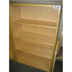Ash Maple 4 Ft Solid Bookcase