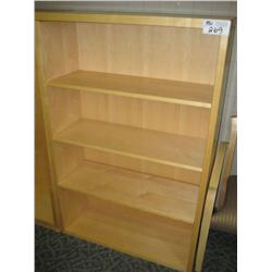 Ash Maple 4 Ft Solid Bookcase