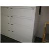 Image 1 : White Kimball 4 Drawer Lateral File Cabinet