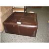 Image 1 : Brown Leather  Ottoman