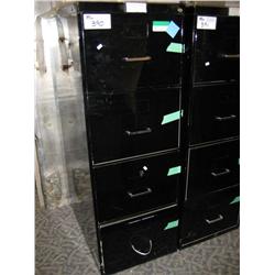 Black Vertical 4 Drawer File Cabinet