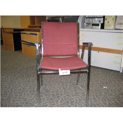 Burgandy Stacking Chair