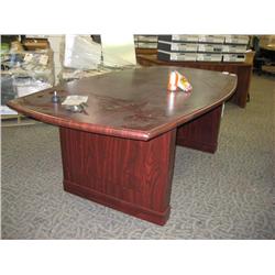 Mahogany 8 Ft Boardroom Table