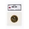 Image 1 : Canada 2019 $1 Loon Coin -MS64 KSA