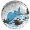 Image 1 : 2017 $20 Landscape Illusion: Snowy Owl - Pure Silver Coin