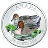 Image 2 : 2014 25c Ducks of Canada: Pintail Duck - Coloured Coin