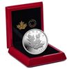 Image 4 : RCM 2014 Fine Pure Silver $50 High Relief Coin Maple Leaves - Wood Case 5 Troy Ounces