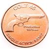Image 1 : .999 Fine Pure Copper 1 oz. Round - Colt 45