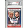 Image 1 : OE - President DONALD TRUMP and JD VANCE Official Election Photo Trading Card Graded 10 WCG