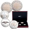 Image 1 : 2017 Canadian Legacy of the Penny - Fine Silver & Gold-plated 5-Coin Set