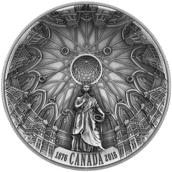 2016 $25 The Library of Parliament - Pure Silver Coin