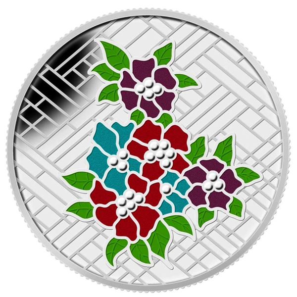 2014 $20 Stained Glass: Craigdarroch Castle - Pure Silver Coin