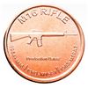 Image 1 : .999 Fine Pure Copper 1 oz. Round - M16 Rifle