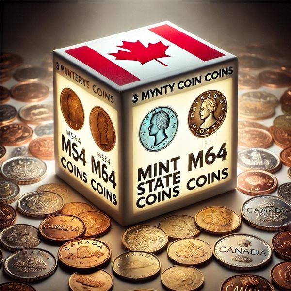 Mint State Mystery Coin Box - 3 Coins