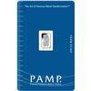 Image 1 : 1 gram Platinum Bar PAMP Suisse Lady Fortuna .9995 Fine (In Assay)