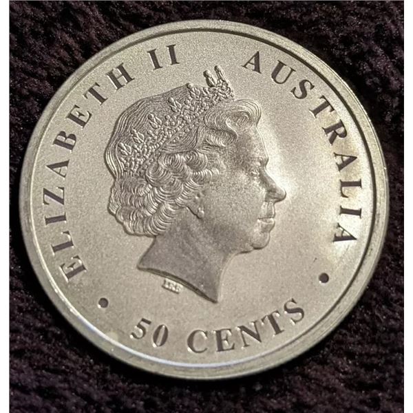 2017 Australian Saltwater Crocodile 1/2oz .9999 Silver Coin