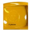 Image 2 : YELLOW ASHTRAY - LOT OF 3