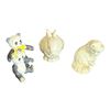 Image 1 : LOT OF 3 ANIMAL FIGURINES