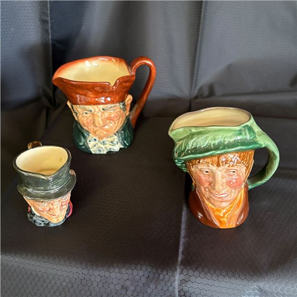 LOT OF 3 ROYAL DOULTON - TOBY MUGS