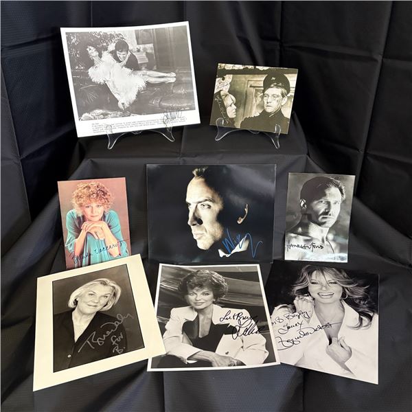 LOT OF AUTOGRAPHED CELEBRITY PHOTOS