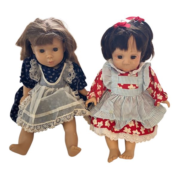LOT OF 6 SMALL USED DOLLS