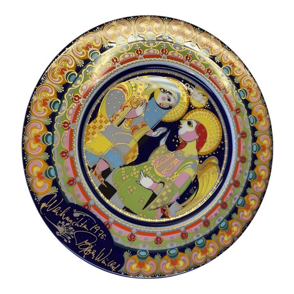 ROSENTHAL / BJORN WIINBLAD - CHRISTMAS PLATE 1975